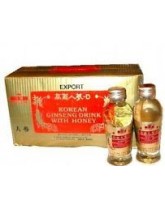 ROYAL KING KOREAN GINSENG DRINK WITH HONEY BOTTLES 120 ML - 10 CT.